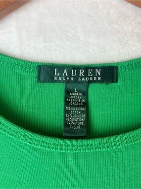 Lauren Ralph Lauren Kelly Green Short Sleeve Tee